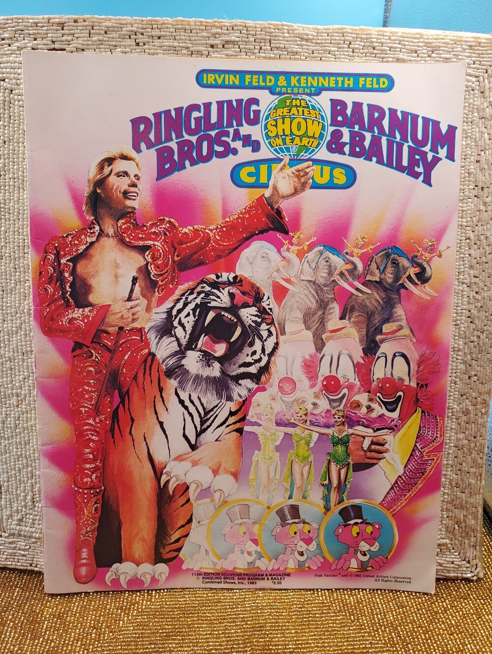 Ringling Bros. and Barnum & Bailey Circus 113th Edition Program 1984 vintage